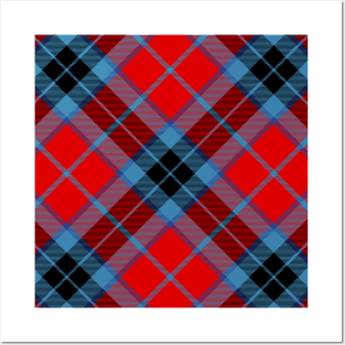 Clan Thompson Tartan Rotated Posters and Art